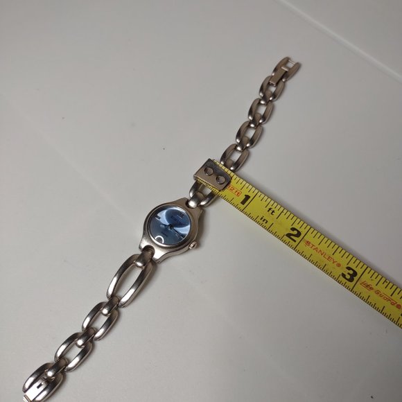 Silver Tone Metal And Blue Rumours Watch - Picture 10 of 14